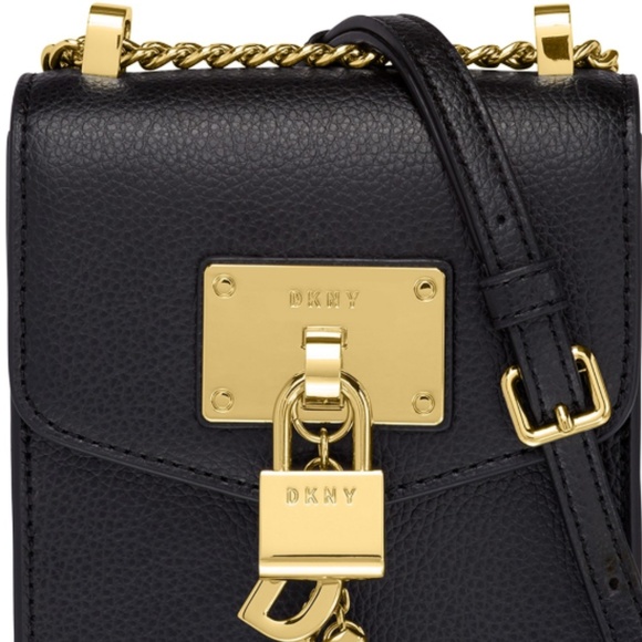 DKNY Elissa Charm Chain Strap Crossbody Purse - Picture 7 of 7